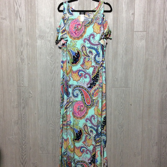 MSK Women Dresses & Skirts - Fun Printed Maxi Dress PLUS SIZE